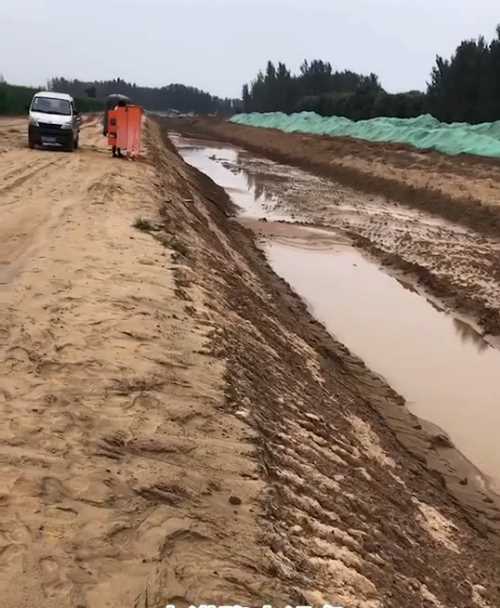 北京东城区河道降水